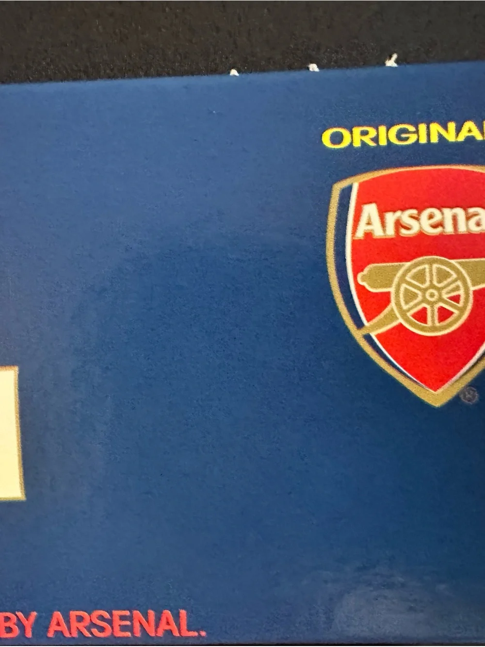 Arsenal Red Crest Scarf - Manufactured in the UK.